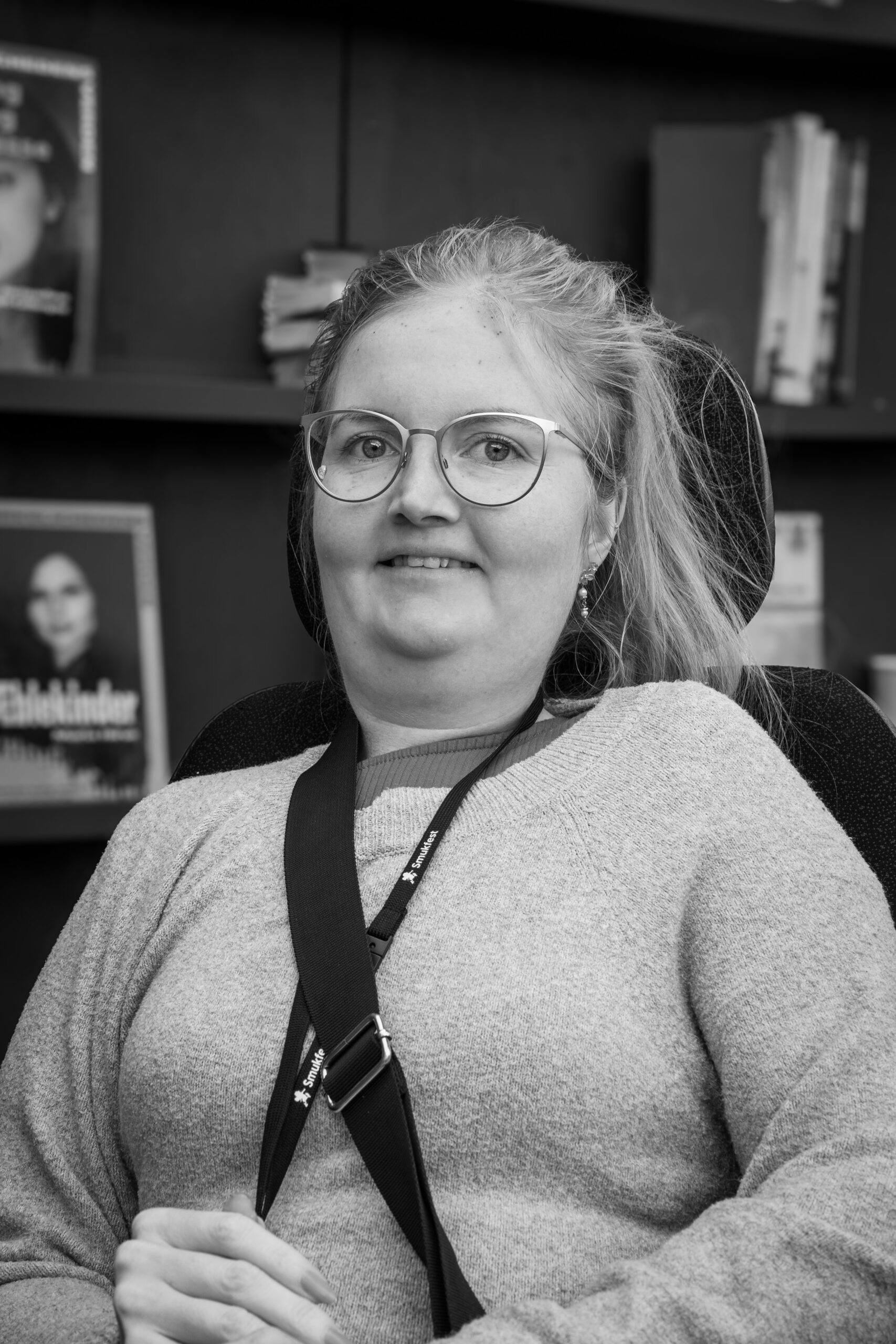 Julie Elmquist fortæller og møder mennesker